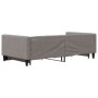 Sofá cama nido con cajones tela gris taupe 100x200 cm de vidaXL, Camas y somieres - Ref: Foro24-3196622, Precio: 300,64 €, De...