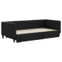 Sofá cama nido con cajones tela negro 90x190 cm de vidaXL, Camas y somieres - Ref: Foro24-3196626, Precio: 309,65 €, Descuent...
