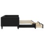 Sofá cama nido con cajones tela negro 90x190 cm de vidaXL, Camas y somieres - Ref: Foro24-3196626, Precio: 309,65 €, Descuent...
