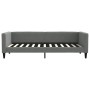 Sofá cama nido con cajones tela gris oscuro 90x200 cm de vidaXL, Camas y somieres - Ref: Foro24-3196615, Precio: 276,09 €, De...