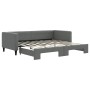 Sofá cama nido tela gris oscuro 90x190 cm de vidaXL, Camas y somieres - Ref: Foro24-3196589, Precio: 273,88 €, Descuento: %