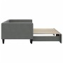 Sofá cama nido tela gris oscuro 90x190 cm de vidaXL, Camas y somieres - Ref: Foro24-3196589, Precio: 273,88 €, Descuento: %