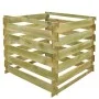 Square wooden slat composter 0.54 m3 by vidaXL, Composters - Ref: Foro24-41656, Price: 63,78 €, Discount: %