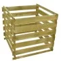 Square wooden slat composter 0.54 m3 by vidaXL, Composters - Ref: Foro24-41656, Price: 63,78 €, Discount: %