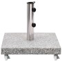 Base de sombrilla cuadrada de granito gris 30 kg de vidaXL, Bases para sombrillas - Ref: Foro24-48563, Precio: 99,21 €, Descu...