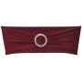 Moño decorativo elástico para sillas con hebilla 25 pzas Burdeos de vidaXL, Fundas - Ref: Foro24-130347, Precio: 29,65 €, Des...