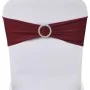 Moño decorativo elástico para sillas con hebilla 25 pzas Burdeos de vidaXL, Fundas - Ref: Foro24-130347, Precio: 29,65 €, Des...
