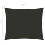 Toldo de vela rectangular tela Oxford gris antracita 3x4 m de vidaXL, Sombrillas - Ref: Foro24-135100, Precio: 40,67 €, Descu...