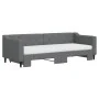 Trundle sofa bed with dark gray fabric mattress 80x200 cm by vidaXL, Beds and slatted bases - Ref: Foro24-3197440, Price: 417...