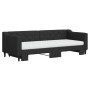 Sofá cama nido con colchón tela negro 80x200 cm de vidaXL, Camas y somieres - Ref: Foro24-3197441, Precio: 415,37 €, Descuent...