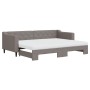 Sofá cama nido con colchón tela gris taupe 80x200 cm de vidaXL, Camas y somieres - Ref: Foro24-3197442, Precio: 416,95 €, Des...