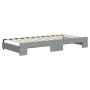Sofá cama nido con colchón tela gris claro 90x200 cm de vidaXL, Camas y somieres - Ref: Foro24-3197444, Precio: 443,74 €, Des...