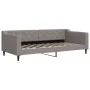 Trundle sofa bed with taupe gray fabric mattress 90x200 cm by vidaXL, Beds and slatted bases - Ref: Foro24-3197447, Price: 44...