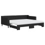 Sofá cama nido con colchón tela negro 90x200 cm de vidaXL, Camas y somieres - Ref: Foro24-3197446, Precio: 441,55 €, Descuent...