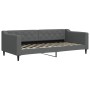 Sofá cama nido con colchón tela gris oscuro 90x200 cm de vidaXL, Camas y somieres - Ref: Foro24-3197445, Precio: 441,95 €, De...