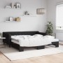 Sofá cama nido con colchón tela negro 100x200 cm de vidaXL, Camas y somieres - Ref: Foro24-3197451, Precio: 435,94 €, Descuen...