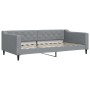 Sofá cama nido con colchón tela gris claro 100x200 cm de vidaXL, Camas y somieres - Ref: Foro24-3197449, Precio: 435,66 €, De...