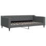 Sofá cama nido con colchón tela gris oscuro 100x200 cm de vidaXL, Camas y somieres - Ref: Foro24-3197450, Precio: 431,11 €, D...