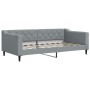 Sofá cama nido con colchón tela gris claro 90x190 cm de vidaXL, Camas y somieres - Ref: Foro24-3197454, Precio: 411,47 €, Des...