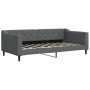 Sofá cama nido con colchón tela gris oscuro 90x190 cm de vidaXL, Camas y somieres - Ref: Foro24-3197455, Precio: 421,95 €, De...
