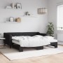 Sofá cama nido con colchón tela negro 90x190 cm de vidaXL, Camas y somieres - Ref: Foro24-3197456, Precio: 410,59 €, Descuent...