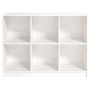 Estantería madera maciza de pino blanco 104x33x76 cm de vidaXL, Librerías y estanterías - Ref: Foro24-809967, Precio: 125,80 ...