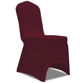 Fundas elásticas para sillas burdeos 100 unidades de vidaXL, Fundas - Ref: Foro24-274767, Precio: 308,86 €, Descuento: %