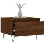 Mesas de centro 2 uds madera ingeniería roble marrón 50x46x35cm de vidaXL, Mesas de centro - Ref: Foro24-830875, Precio: 54,8...