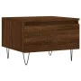 Mesas de centro 2 uds madera ingeniería roble marrón 50x46x35cm de vidaXL, Mesas de centro - Ref: Foro24-830875, Precio: 54,8...