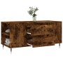 Mesa de centro madera ingeniería roble ahumado 102x44,5x50 cm de vidaXL, Mesas de centro - Ref: Foro24-830993, Precio: 76,46 ...