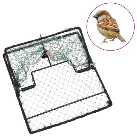 Trampa para pájaros acero verde 34x32 cm de vidaXL, Trampas para control de plagas - Ref: Foro24-155268, Precio: 18,95 €, Des...