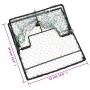 Trampa para pájaros acero verde 34x32 cm de vidaXL, Trampas para control de plagas - Ref: Foro24-155268, Precio: 18,95 €, Des...