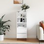 Aparador alto madera contrachapada blanco 40x36x110 cm de vidaXL, Aparadores - Ref: Foro24-831508, Precio: 64,38 €, Descuento: %