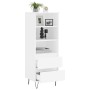 Aparador alto madera contrachapada blanco 40x36x110 cm de vidaXL, Aparadores - Ref: Foro24-831508, Precio: 64,38 €, Descuento: %