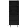 Aparador alto madera contrachapada negro 40x36x110 cm de vidaXL, Aparadores - Ref: Foro24-831509, Precio: 70,77 €, Descuento: %