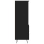 Aparador alto madera contrachapada negro 40x36x110 cm de vidaXL, Aparadores - Ref: Foro24-831509, Precio: 70,77 €, Descuento: %