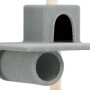 Rascador para gatos con postes de sisal gris claro 168 cm en Mobiliario para gatos | Comprar online en Foru.es