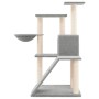 Rascador para gatos con postes de sisal gris claro 94 cm en Mobiliario para gatos | Comprar online en Foru.es