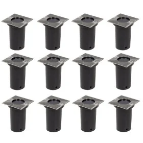 Luces de suelo de exterior cuadradas 12 unidades de vidaXL, Iluminación de exterior - Ref: Foro24-160437, Precio: 139,82 €, D...