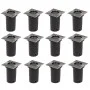 Luces de suelo de exterior cuadradas 12 unidades de vidaXL, Iluminación de exterior - Ref: Foro24-160437, Precio: 139,82 €, D...