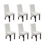 Sillas de comedor 6 unidades cuero sintético blanco de vidaXL, Sillas de comedor - Ref: Foro24-160317, Precio: 487,48 €, Desc...
