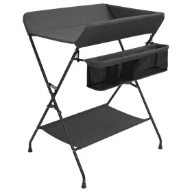 Mesa cambiadora hierro gris antracita de vidaXL, Cambiadores para bebés - Ref: Foro24-10266, Precio: 76,25 €, Descuento: %