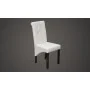 Sillas de comedor 4 unidades cuero sintético blanco de vidaXL, Sillas de comedor - Ref: Foro24-160315, Precio: 321,73 €, Desc...