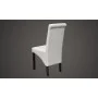 Sillas de comedor 4 unidades cuero sintético blanco de vidaXL, Sillas de comedor - Ref: Foro24-160315, Precio: 321,73 €, Desc...