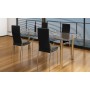 Sillas de comedor 4 unidades cuero sintético negro de vidaXL, Sillas de comedor - Ref: Foro24-60570, Precio: 226,17 €, Descue...