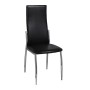 Sillas de comedor 4 unidades cuero sintético negro de vidaXL, Sillas de comedor - Ref: Foro24-60570, Precio: 226,17 €, Descue...