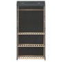 Armario de tela de 3 niveles gris 79x40x170 cm de vidaXL, Armarios roperos - Ref: Foro24-248187, Precio: 95,58 €, Descuento: %