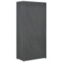 Armario de tela de 3 niveles gris 79x40x170 cm de vidaXL, Armarios roperos - Ref: Foro24-248187, Precio: 95,58 €, Descuento: %
