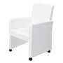 Sillas de comedor 2 unidades cuero sintético blanco de vidaXL, Sillas de comedor - Ref: Foro24-60347, Precio: 270,51 €, Descu...