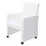 Sillas de comedor 2 unidades cuero sintético blanco de vidaXL, Sillas de comedor - Ref: Foro24-60347, Precio: 274,15 €, Descu...